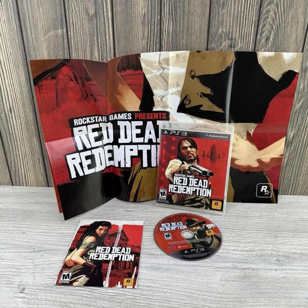 Red Dead Redemption PS3 Sony PlayStation 3 2010 CIB Complete w Map